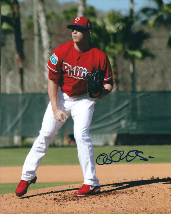 AUTOGRAPHED JEREMY HELLICKSON 8X10 Philadelphia Phillies Photo