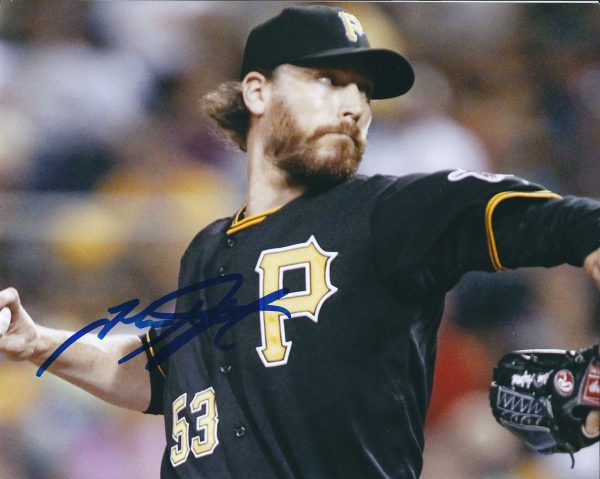 Autographed JOHN AXFORD 8X10 Pittsburgh Pirates Photo