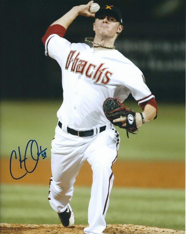 Autographed CHASE ANDERSON 8X10 Arizona Diamondbacks Photo