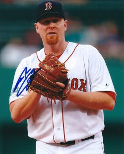 AUTOGRAPHED AARON COOK 8X10  Boston Red Sox photo