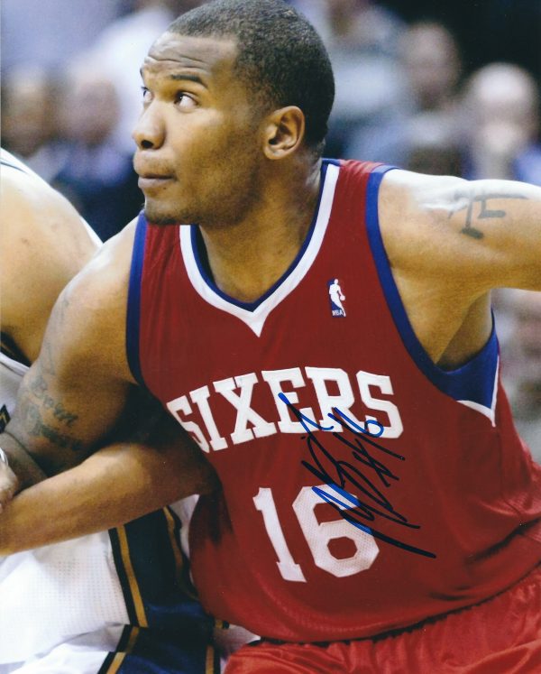 AUTOGRAPHED MARREESE SPEIGHTS 8x10 Philadelphia 76'ers photo