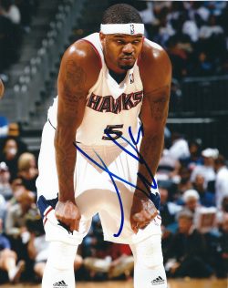 AUTOGRAPHED JOSH SMITH 8X10 Atlanta Hawks photo