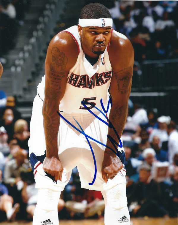 AUTOGRAPHED JOSH SMITH 8X10 Atlanta Hawks photo