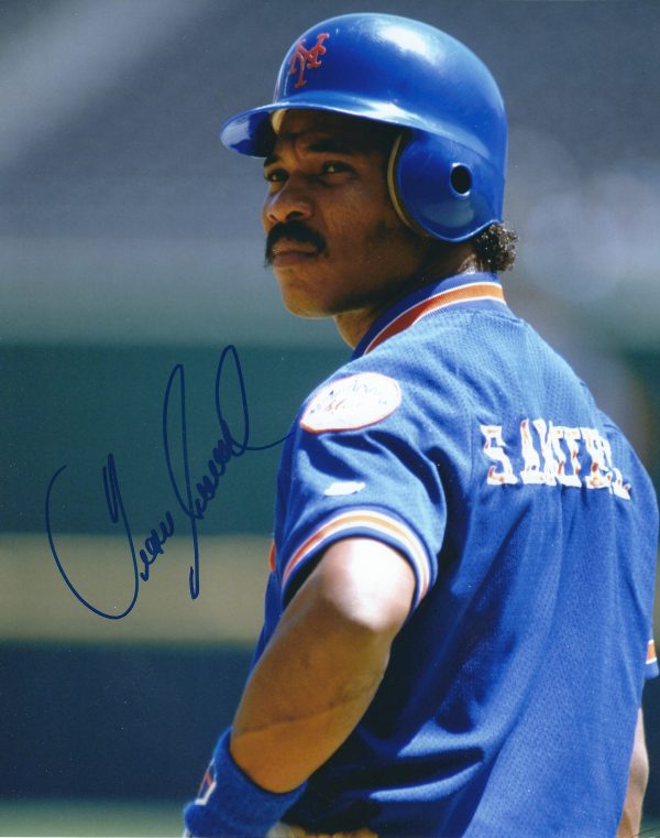 AUTOGRAPHED JUAN SAMUEL 8X10 New York Mets photo