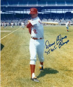 Autographed DARREL CHANEY 8x10 Cincinnati Reds Photo