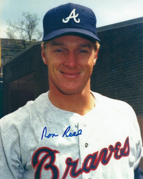 Autographed RON REED Atlanta Braves 8x10 Photo - COA