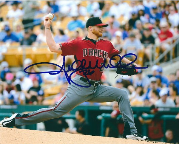 Autographed SHELBY MILLER 8X10 Arizona Diamondbacks Photo
