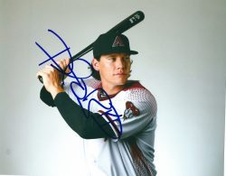 Autographed PETER O'BRIEN 8X10 Arizona Diamondbacks Photo