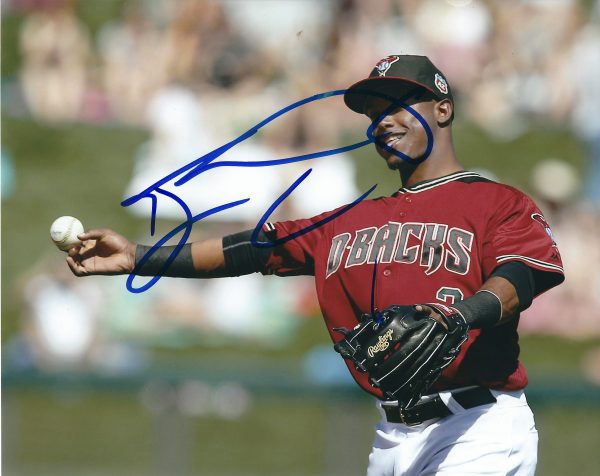 Autographed JEAN SEGURA 8X10 Arizona Diamondbacks Photo