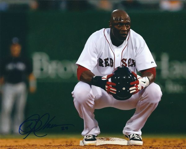 AUTOGRAPHED MIKE CAMERON 8X10 Boston Red Sox photo