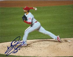 AUTOGRAPHED JEANMAR GOMEZ 8X10 Philadelphia Phillies Photo