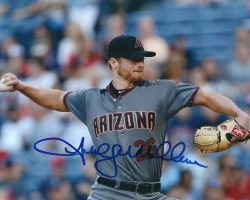 Autographed SHELBY MILLER 8X10 Arizona Diamondbacks Photo