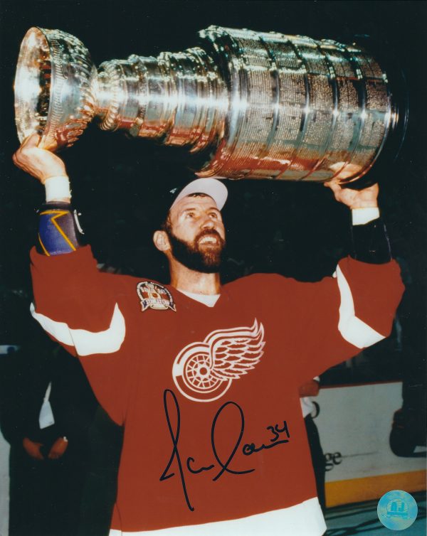 Autographed JAMES MACOUN 8X10 Detroit Red Wings Photo