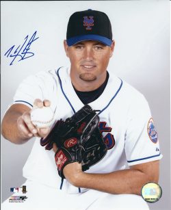 AUTOGRAPHED TYLER YATES New York Mets photo