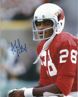 Autographed AHMAD RASHAD 8X10 St. Louis Cardinals Photo