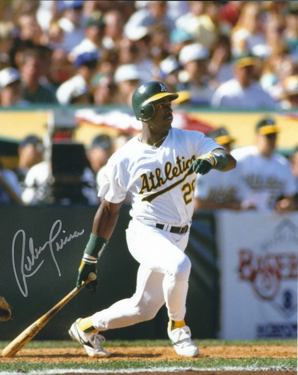 AUTOGRAPHED RUBEN SIERRA 8X10 Oakland A's Photo