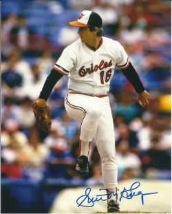 AUTOGRAPHED SCOTT MCGREGOR 8X10 Baltimore Orioles Photo