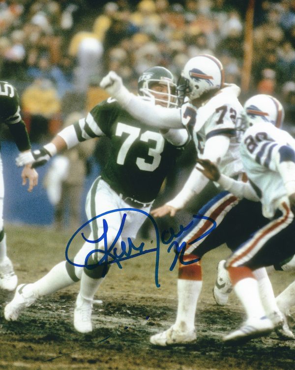 Autographed KEN JONES 8X10 Buffalo Bills Photo