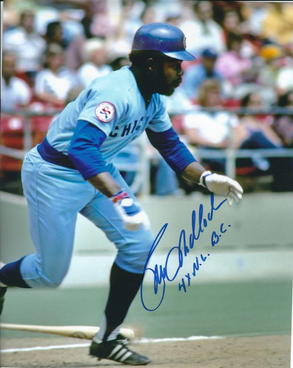 AUTOGRAPHED  BILL MADLOCK 8X10 Chicago Cubs Photo
