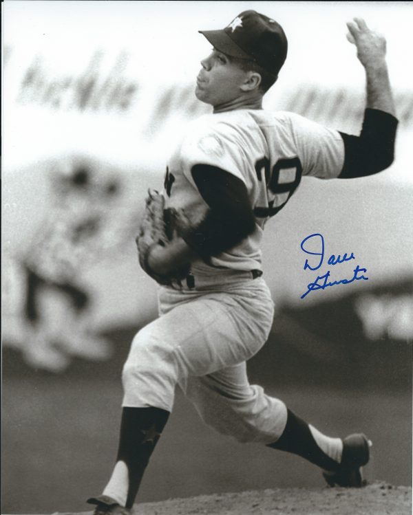 AUTOGRAPHED DAVE GIUSTI 8X10 Houston Astros Photo