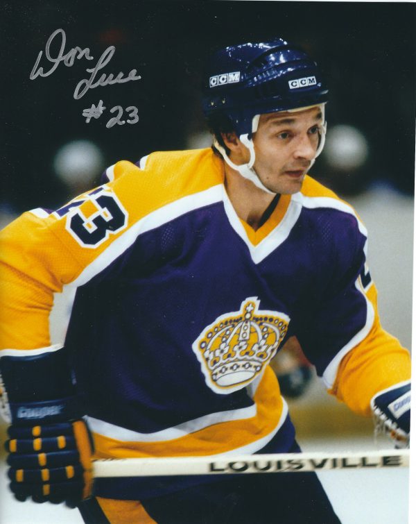 Autographed DON LUCE 8x10 Los Angeles Kings Photo