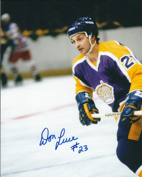 Autographed DON LUCE  8x10 Los Angeles Kings Photo