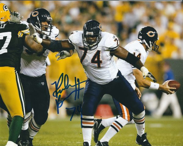 Autographed REUBEN BROWN 8X10 Chicago Bears Photo