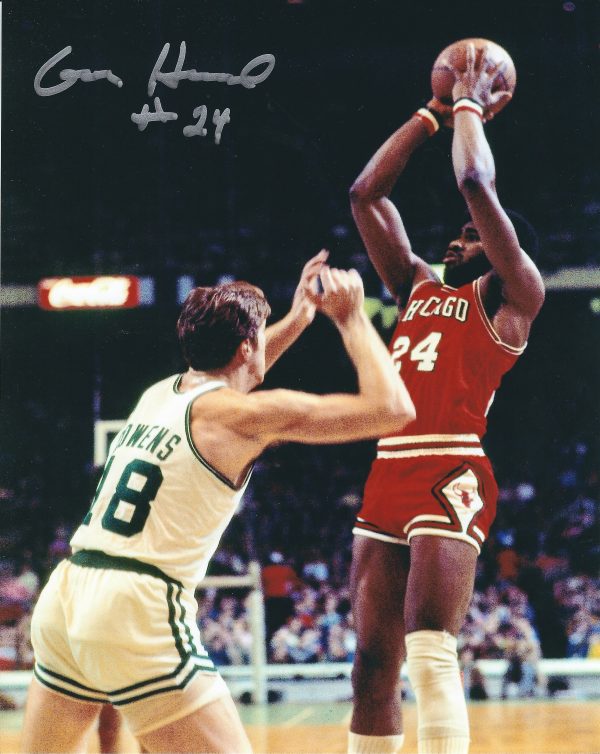 Autographed GARFIELD HEARD 8x10 Chicago Bulls Photo