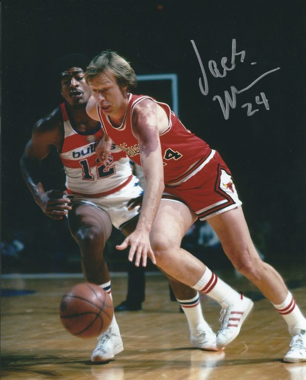 Autographed JACK MARIN 8x10 Chicago Bulls Photo