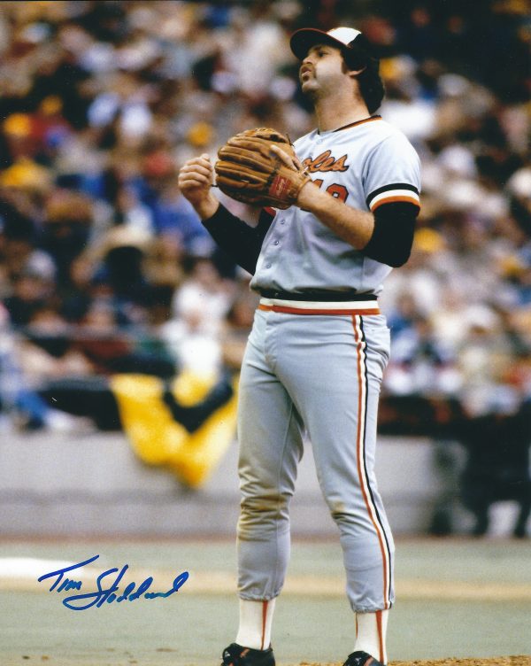 AUTOGRAPHED TIM STODDARD 8X10 Baltimore Orioles Photo
