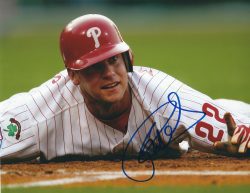 AUTOGRAPHED JASON MICHAELS 8X10 Philadelphia Phillies Photo