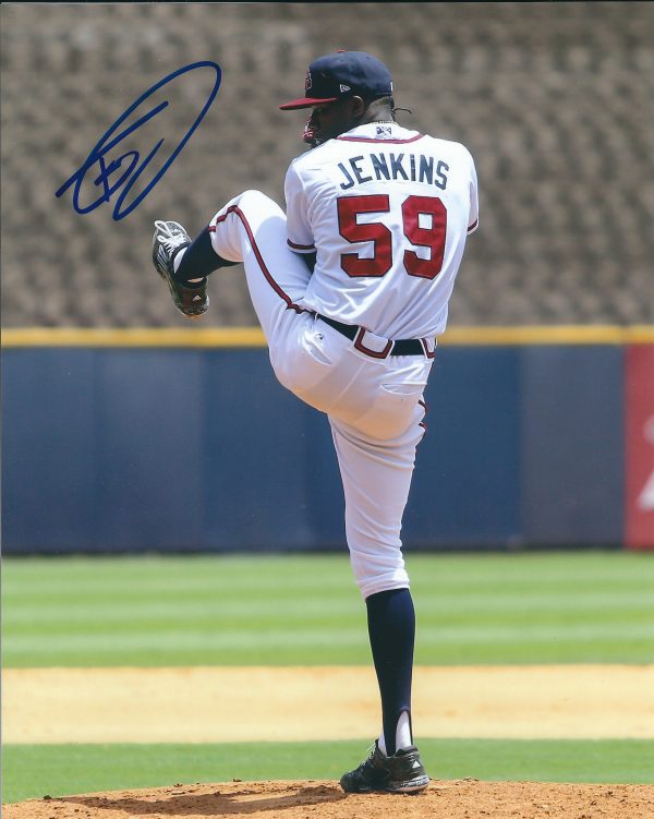 AUTOGRAPHED TYRELL JENKINS 8X10 Atlanta Braves photo