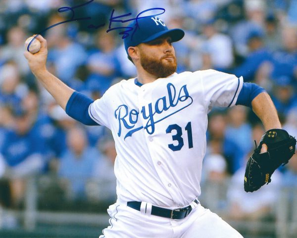 AUTOGRAPHED IAN KENNEDY 8X10 Kansas City Royals Photo