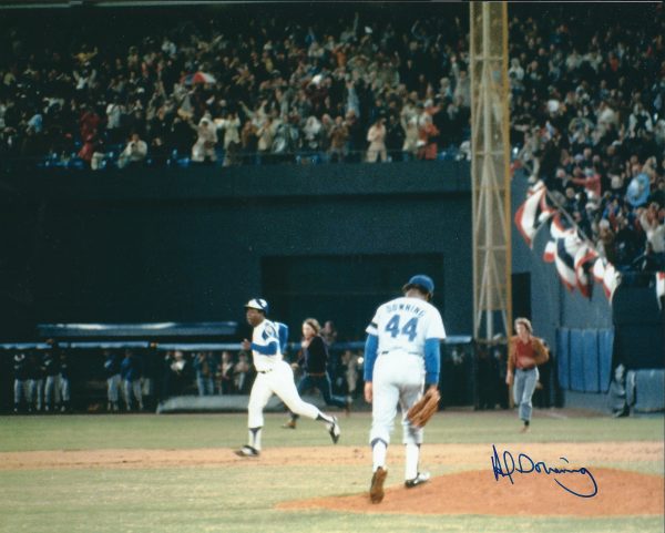 AUTOGRAPHED AL DOWNING 8X10 Los Angeles Dodgers photo