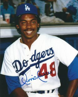AUTOGRAPHED DENNIS POWELL 8x10 Los Angeles Dodgers photo