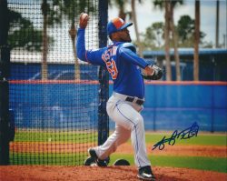 AUTOGRAPHED ANTONIO BASTARDO 8X10 New York Mets photo