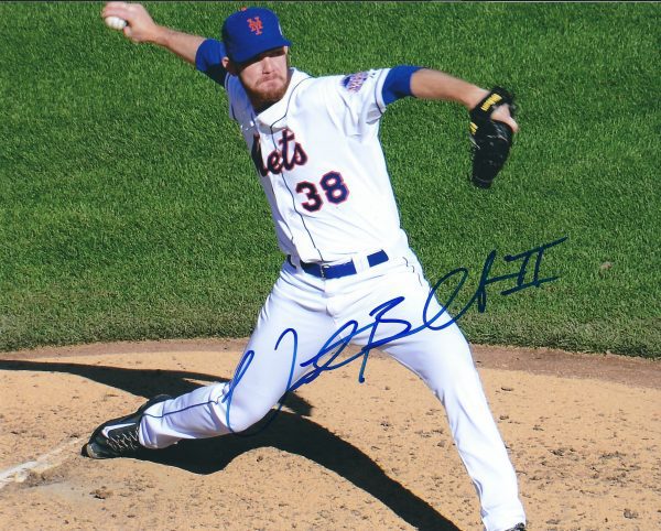 AUTOGRAPHED Vic Black 8X10 New York Mets photo