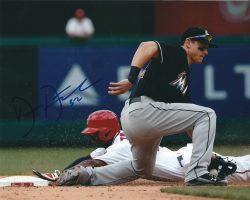 AUTOGRAPHED DEREK DIETRICH 8X10 Miami Marlins Photo