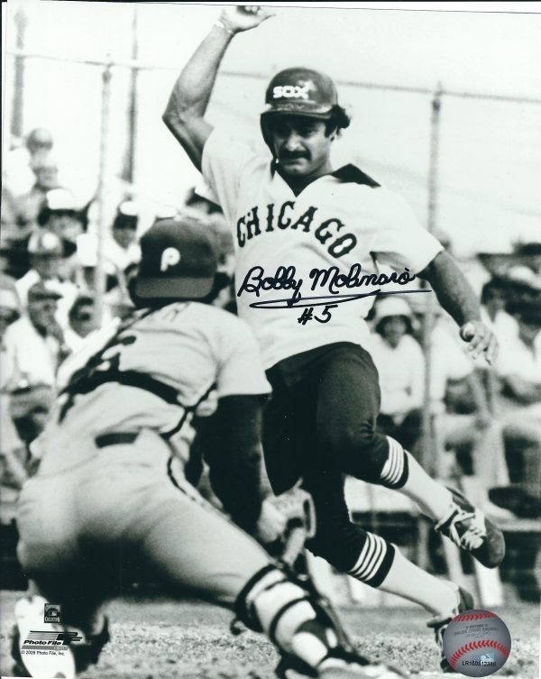 AUTOGRAPHED BOBBY MOLINARO  8X10 Chicago White Sox Photo