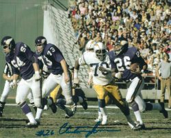 Autographed CLINTON JONES  8X10 Minnesota Vikings Photo
