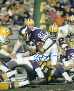 Autographed CLINTON JONES  8X10 Minnesota Vikings Photo