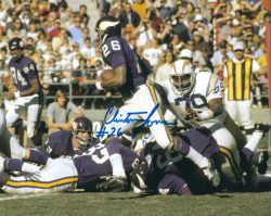 Autographed CLINTON JONES  8X10 Minnesota Vikings Photo