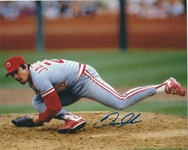 AUTOGRAPHED  DANNY JACKSON 8X10 Cincinnati Reds Photo