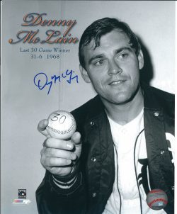AUTOGRAPHED  DENNY MCLAIN 8x10 Detroit Tigers photo