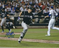 AUTOGRAPHED NICK HUNDLEY 8X10 Colorado Rockies Photo