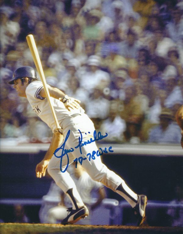 AUTOGRAPHED LOU PINIELLA 8X10 NEW YORK YANKEES photo