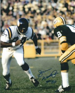 Autographed GENE WASHINGTON  8X10 Minnesota Vikings Photo