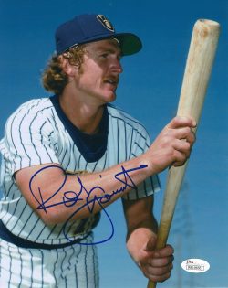 Autographed ROBIN YOUNT 8X10 Milwaukee Brewers photo JSA