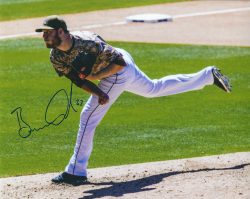 AUTOGRAPHED BRANDON MAURER 8X10 San Diego Padres photo