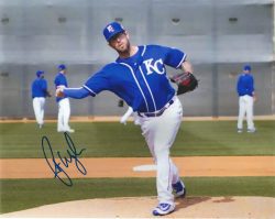 AUTOGRAPHED PETE MOYLAN 8X10 Kansas City Royals Photo